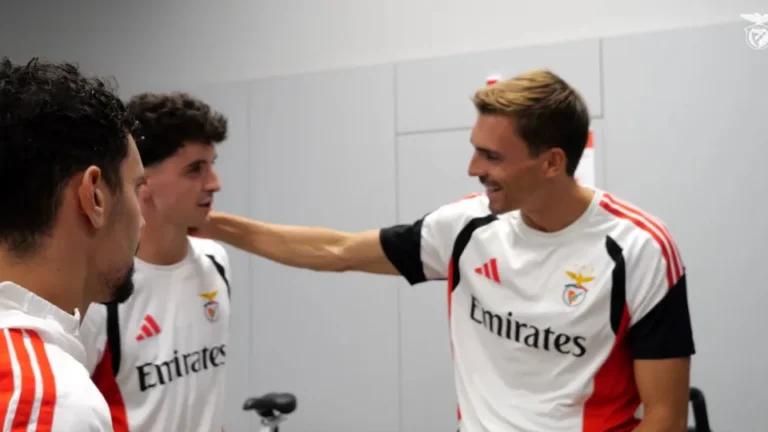 “Estás a voar”. Eis o primeiro dia de João Palhinha no Benfica