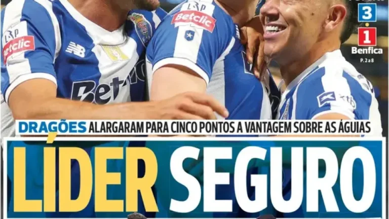 Por cá: FC Porto “em fuga” complica a vida ao Benfica
