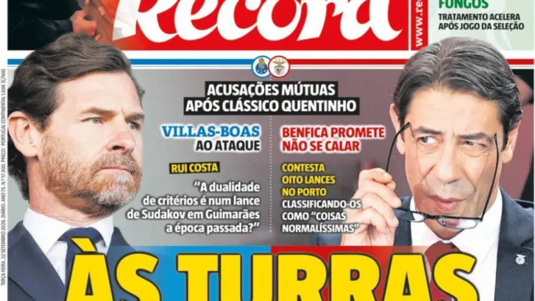 Por cá: Benfica e FC Porto “às turras” e Varandas ao ataque