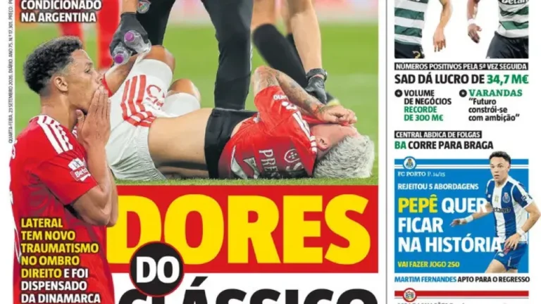 Por cá: FC Porto-Benfica ainda mexe, entre “promessa” e “mágoa”