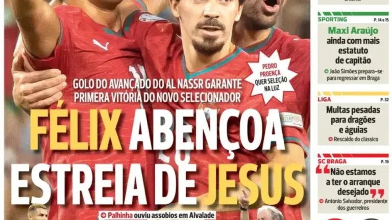 Por cá: Portugal é “Félix”, na prova de que “Jesus não é Deus”