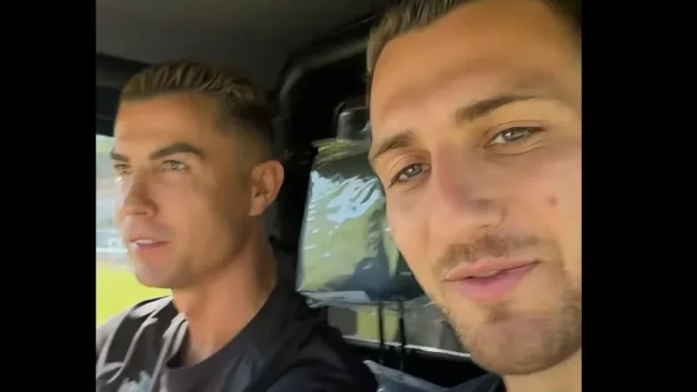 “Ferrari”. Cristiano Ronaldo deu boleia a Dalot e só podia dar nisto