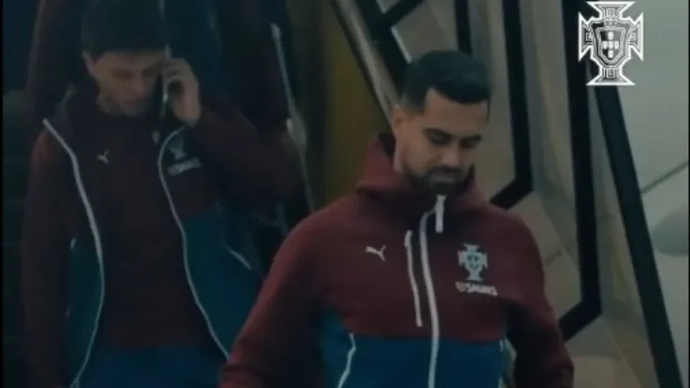O estado de espírito de Cristiano Ronaldo na chegada da seleção a Malmo